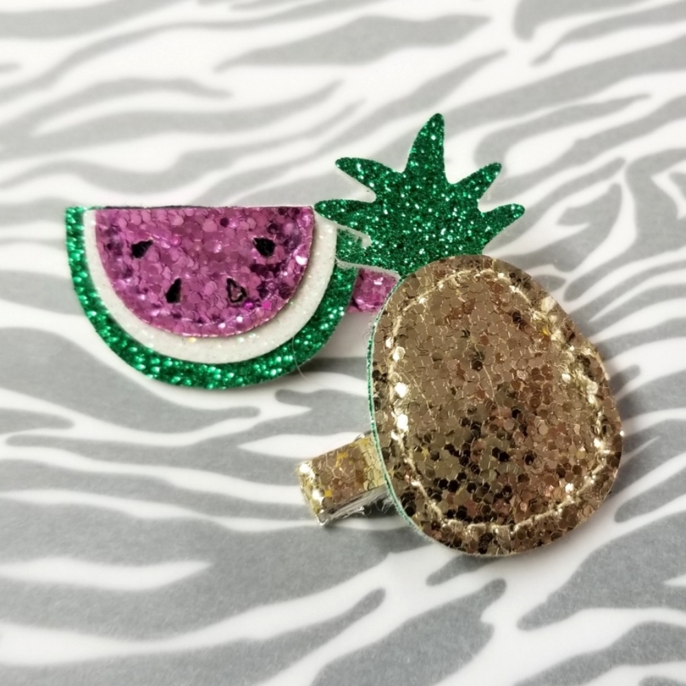 Adorable Sparkle Summer Hair Clips